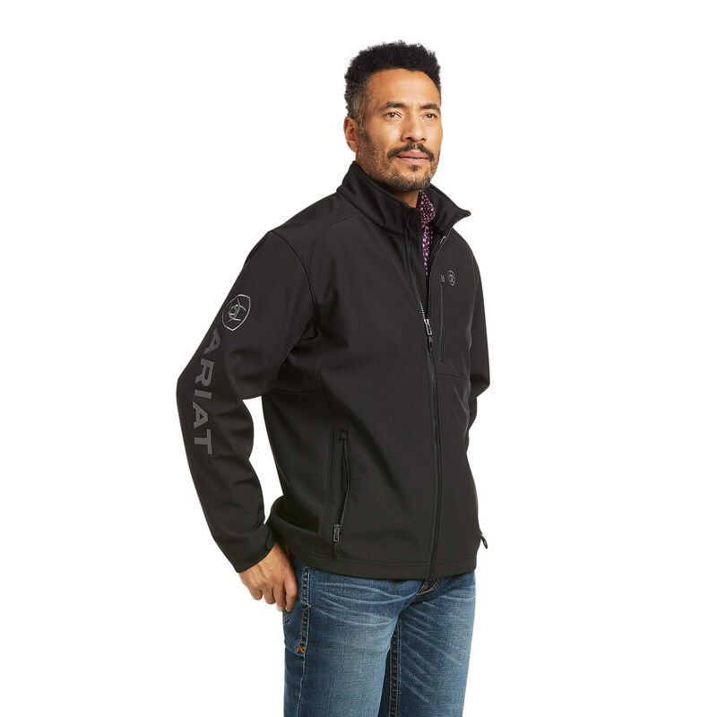 Chaqueta Ariat Logo 2.0 Patriot Softshell Water Resistant Negras Hombre - Chile 053-CPZTEW